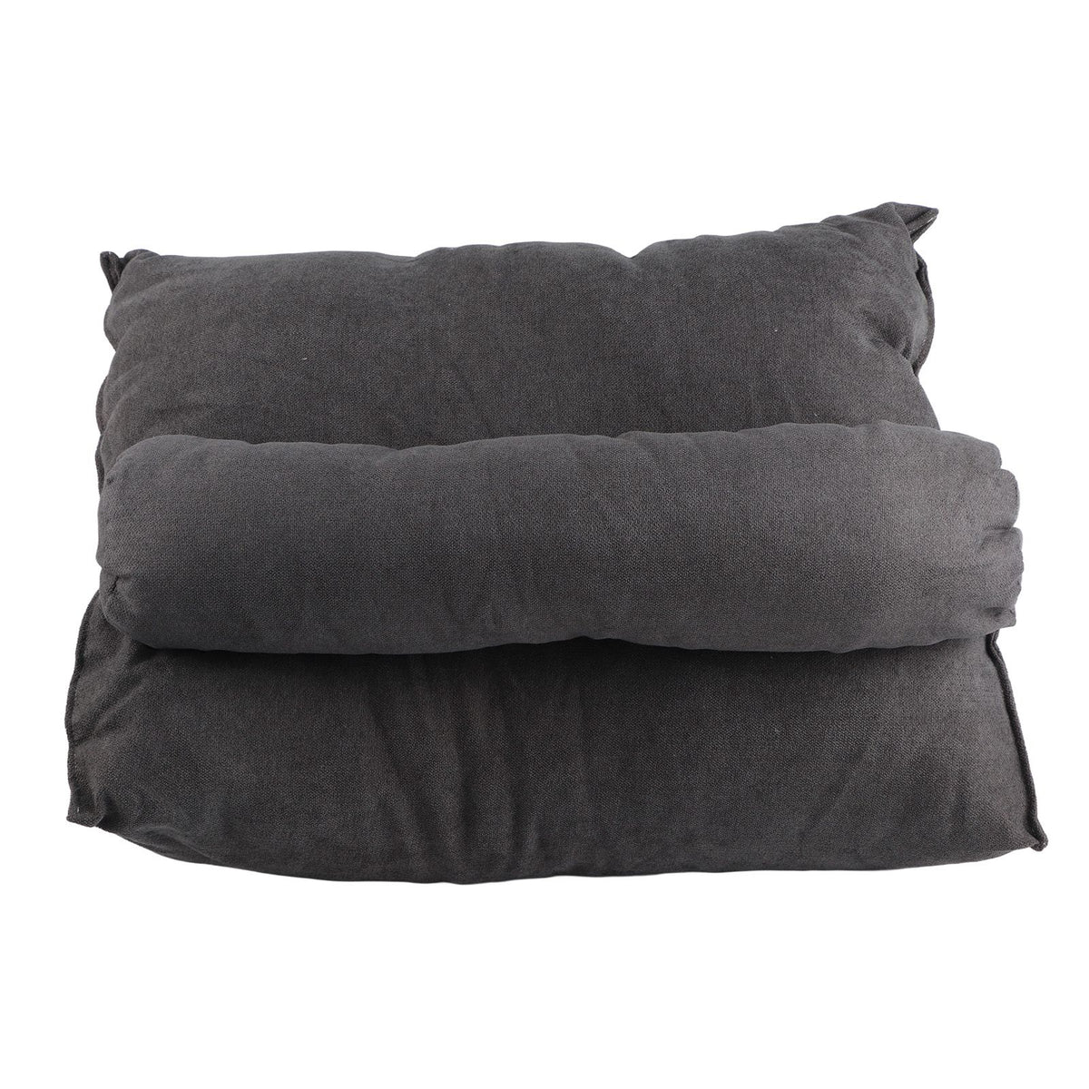 Large Backrest 60x22x50cm Triangular Design Detachable Soft Comfortable Reading Pillow Backrest for Home Sofa Bed Light Gray 