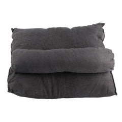 Large Backrest 60x22x50cm Triangular Design Detachable Soft Comfortable Reading Pillow Backrest for Home Sofa Bed Light Gray 