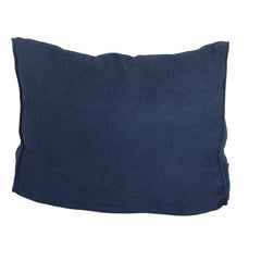 Large Backrest 60x22x50cm Triangular Design Detachable Soft Comfortable Reading Pillow Backrest for Home Sofa Bed Dark Blue 6