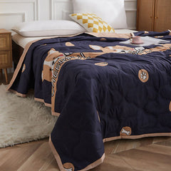 Summer Air Conditioner Quilt Machine Washable Soft Breathable Portable Air Conditioner Blanket Summer Comforter Wait 150x200c