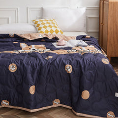 Summer Air Conditioner Quilt Machine Washable Soft Breathable Portable Air Conditioner Blanket Summer Comforter Wait 180x200c