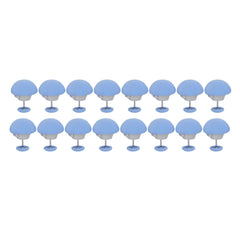 16PCS Bed Duvet Sheet Fixing Clip Mushroom Shaped Cloth Needle Plastic Quilt Fixator for Home Cushion Blue