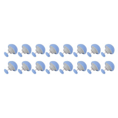 16PCS Bed Duvet Sheet Fixing Clip Mushroom Shaped Cloth Needle Plastic Quilt Fixator for Home Cushion Blue