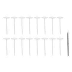 16PCS Bed Duvet Sheet Fixing Clip Mushroom Shaped Cloth Needle Plastic Quilt Fixator for Home Cushion Blue