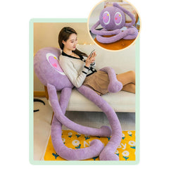 Plush Octopus Pillow Cute Shape Soft Comfortable Stuffed Octopus Doll Toy with 4 Legs for Home Bedroom Office Purple 90cm/35.