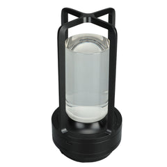 Cordless Table Lamp 3 Colors Stepless Dimming LED Table Lamp Rechargeable Touch Lamp Bedside Nightstand Lamp Black