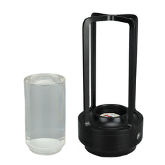 Cordless Table Lamp 3 Colors Stepless Dimming LED Table Lamp Rechargeable Touch Lamp Bedside Nightstand Lamp Black