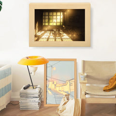 LED Light Painting USB Plug 3 Light Modes Brightness Adjustable LED Decorative Light Painting Bedside Picture S
