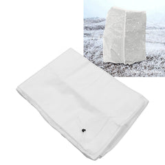 Plant Cover Non Woven Fabric Breathable Outdoor Freeze Frost Protection Plants Jacket for Cold Winter Weather White 60x80cm/2
