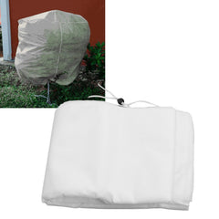 Plant Cover Non Woven Fabric Breathable Outdoor Freeze Frost Protection Plants Jacket for Cold Winter Weather White 60x80cm/2