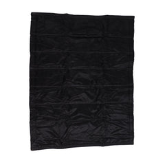Fireplace Blanket Black Oxford Fabric 2 Layers Cotton Hook and Loop Fireplace Draft Stopper for Home Indoor Winter 39x32in