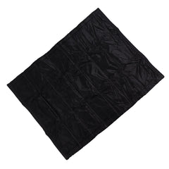 Fireplace Blanket Black Oxford Fabric 2 Layers Cotton Hook and Loop Fireplace Draft Stopper for Home Indoor Winter 39x32in