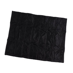 Fireplace Blanket Black Oxford Fabric 2 Layers Cotton Hook and Loop Fireplace Draft Stopper for Home Indoor Winter 39x32in