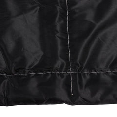 Fireplace Blanket Black Oxford Fabric 2 Layers Cotton Hook and Loop Fireplace Draft Stopper for Home Indoor Winter 39x32in