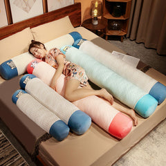 Cute Body Pillow Removable Washable Breathable Plush Soft Long Bed Pillow for Summer Sleeping Cat 100cm / 39.4in