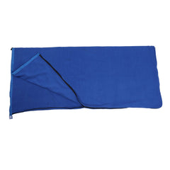 Sleeping Bag Liner Super Thick Fleece Soft Sleeping Bag Liner Blanket for Camping Travel Backpacking Jewel Blue
