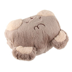 Stuffed Animals Travel Blanket Pillow Set Soft Plush Hugging Pillow Cute Plush Toy with Hand Warmer Design for Travel Home Of