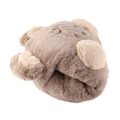 Stuffed Animals Travel Blanket Pillow Set Soft Plush Hugging Pillow Cute Plush Toy with Hand Warmer Design for Travel Home Of