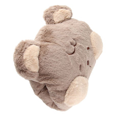 Stuffed Animals Travel Blanket Pillow Set Soft Plush Hugging Pillow Cute Plush Toy with Hand Warmer Design for Travel Home Of