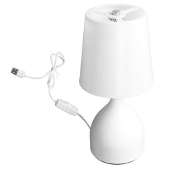 Bedside Table Lamp 5V Dimmer Touch Switch White Nightstand Lamp for Kids Room Living Room Bedroom Office