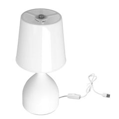 Bedside Table Lamp 5V Dimmer Touch Switch White Nightstand Lamp for Kids Room Living Room Bedroom Office