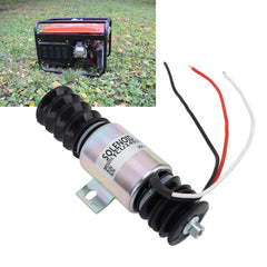 TCU14931 Electric Generator Flameout Solenoid Valve 12V 55mm Fuel Shutoff Solenoid Valve for Machine Processing Hydraulic Sys