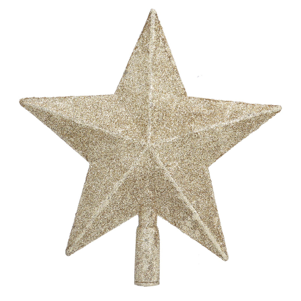 Star Tree Topper Decorated Golden Light Weight Shiny Mini Christmas Tree Topper for Home Shop