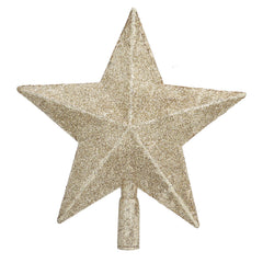 Star Tree Topper Decorated Golden Light Weight Shiny Mini Christmas Tree Topper for Home Shop