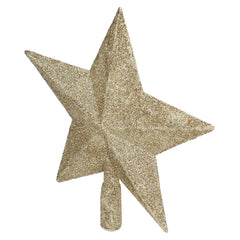 Star Tree Topper Decorated Golden Light Weight Shiny Mini Christmas Tree Topper for Home Shop