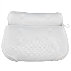 Mesh Bathroom Pillow Soft Comfortable Suction Cup Pillow Bath Tub Pillow for Shower Room