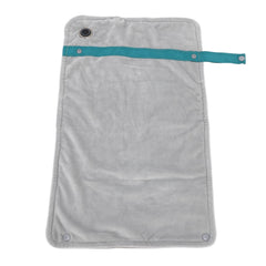 USB Heated Blanket with Temperature Control Mutipurpose Electric Heated Throw Warm Cozy Knee Heating Blanket Home Office Silv