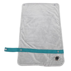 USB Heated Blanket with Temperature Control Mutipurpose Electric Heated Throw Warm Cozy Knee Heating Blanket Home Office Silv