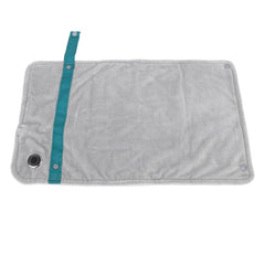 USB Heated Blanket with Temperature Control Mutipurpose Electric Heated Throw Warm Cozy Knee Heating Blanket Home Office Silv