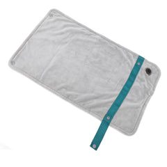 USB Heated Blanket with Temperature Control Mutipurpose Electric Heated Throw Warm Cozy Knee Heating Blanket Home Office Silv