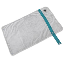 USB Heated Blanket with Temperature Control Mutipurpose Electric Heated Throw Warm Cozy Knee Heating Blanket Home Office Silv