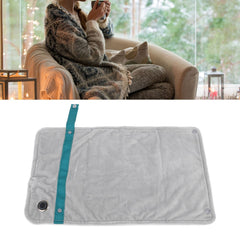 USB Heated Blanket with Temperature Control Mutipurpose Electric Heated Throw Warm Cozy Knee Heating Blanket Home Office Silv
