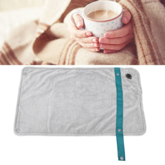 USB Heated Blanket with Temperature Control Mutipurpose Electric Heated Throw Warm Cozy Knee Heating Blanket Home Office Silv