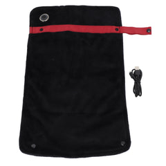 USB Heated Blanket with Temperature Control Mutipurpose Electric Heated Throw Warm Cozy Knee Heating Blanket Home Office Blac
