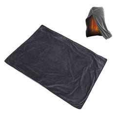 Heating Blanket Multifunctional Adjustable Temperature Control USB Electric Heated Blanket Grey