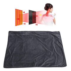 Heating Blanket Multifunctional Adjustable Temperature Control USB Electric Heated Blanket Grey