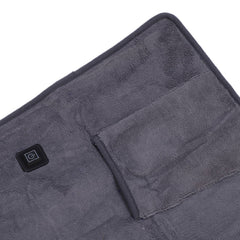 Warming Electric Blanket USB Polyester Fiber Multifunctional Adjustable Fast Heating Shawl for Camping Outdoor Activities Dar