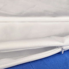 Waterproof Pillow Protector Polyester Fiber White Comfortable 16.9x28.7in Pillow Covers for Sleeping