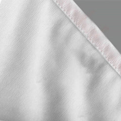 Waterproof Pillow Protector Polyester Fiber White Comfortable 16.9x28.7in Pillow Covers for Sleeping