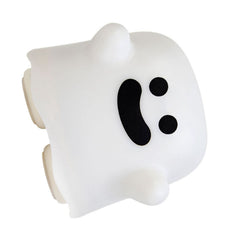 Cute Ghost Night Light Stepless Dimming USB Rechargeable Mini Kids Bedside Lamp Table Decoration for Nursery Bedroom Dorm Smi