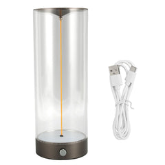 Bedside Night Light Touch Dimmable USB Charging Minimalist LED Table Lamp for Bedroom Nightstand L