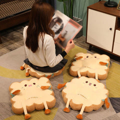 Cute Simulation Bread Toast Pillow Plush Doll Soft Stuffed Bread Cushion for Kids Aldult Gifts