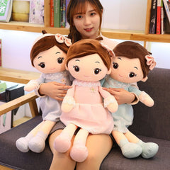 40cm Cute Rag Dolls Exquisite Rag Doll Toy Girls Sleeping Toy Soft Rag Doll Pillow Gifts for Room Decoration