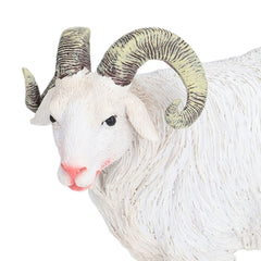 Sheep Statue Cute Vivid Rustic Waterproof Resin Sheep Figurine for Home Yard Garden Office Decoration