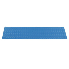 Swimming Pool Protective Ladder Mat Non Slip Replacement Ladder Rubber Pad Blue for Pools Herringbone