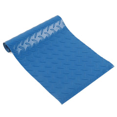 Swimming Pool Protective Ladder Mat Non Slip Replacement Ladder Rubber Pad Blue for Pools Herringbone